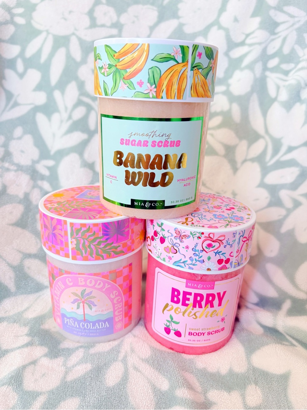 Mia & Co. Sugar Body Scrubs 30.35 oz.🌴Choose Your Scent!🌺